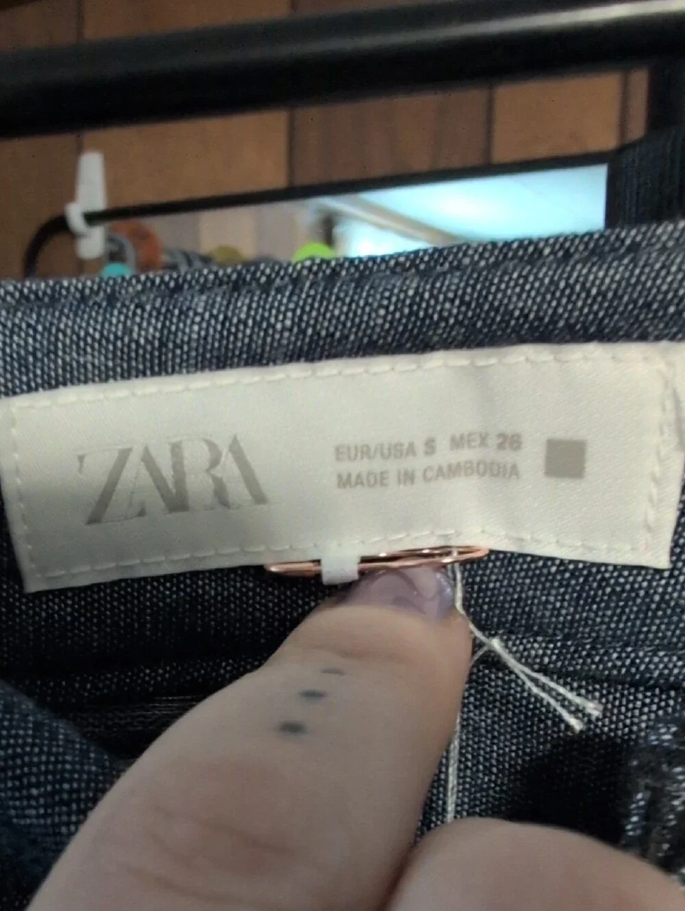 Zara Embroidered Linen Crop Pants NWOT